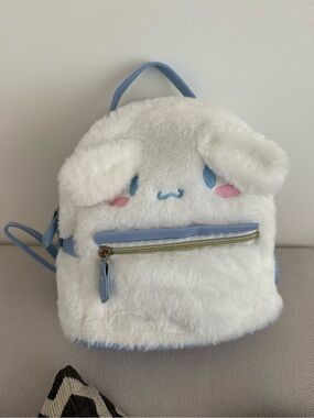 Kawaii Sanrio Plush Cinnamoroll Backpack Plushie Bag